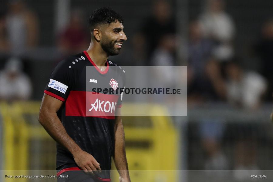 Stadion am Schönbusch, Aschaffenburg, 30.08.2024, sport, action, BFV, Fussball, 7. Spieltag, Regionalliga Bayern, FWK, SVA, FC Würzburger Kickers, SV Viktoria Aschaffenburg - Bild-ID: 2431696
