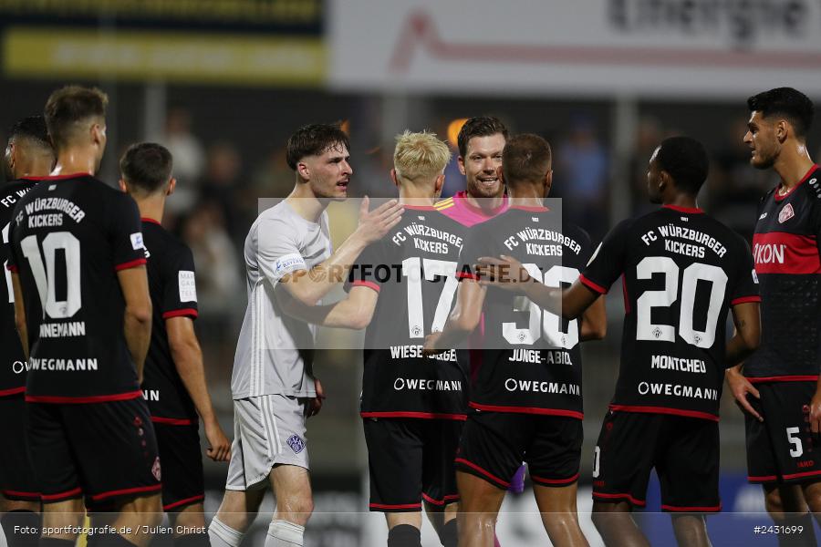 Stadion am Schönbusch, Aschaffenburg, 30.08.2024, sport, action, BFV, Fussball, 7. Spieltag, Regionalliga Bayern, FWK, SVA, FC Würzburger Kickers, SV Viktoria Aschaffenburg - Bild-ID: 2431699