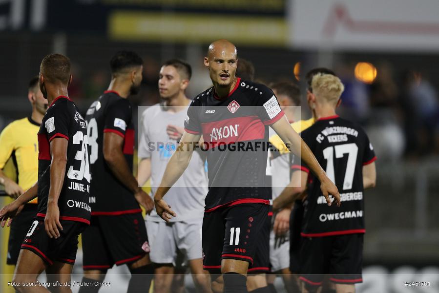 Stadion am Schönbusch, Aschaffenburg, 30.08.2024, sport, action, BFV, Fussball, 7. Spieltag, Regionalliga Bayern, FWK, SVA, FC Würzburger Kickers, SV Viktoria Aschaffenburg - Bild-ID: 2431701