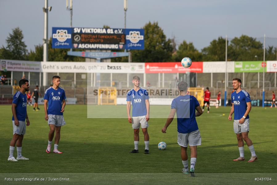 Stadion am Schönbusch, Aschaffenburg, 30.08.2024, sport, action, BFV, Fussball, 7. Spieltag, Regionalliga Bayern, FWK, SVA, FC Würzburger Kickers, SV Viktoria Aschaffenburg - Bild-ID: 2431704