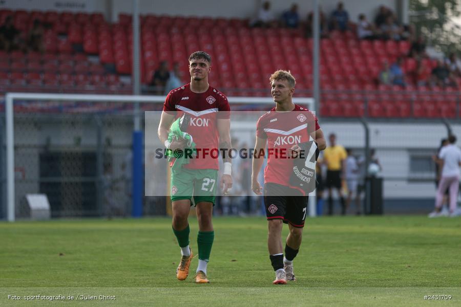 Stadion am Schönbusch, Aschaffenburg, 30.08.2024, sport, action, BFV, Fussball, 7. Spieltag, Regionalliga Bayern, FWK, SVA, FC Würzburger Kickers, SV Viktoria Aschaffenburg - Bild-ID: 2431709