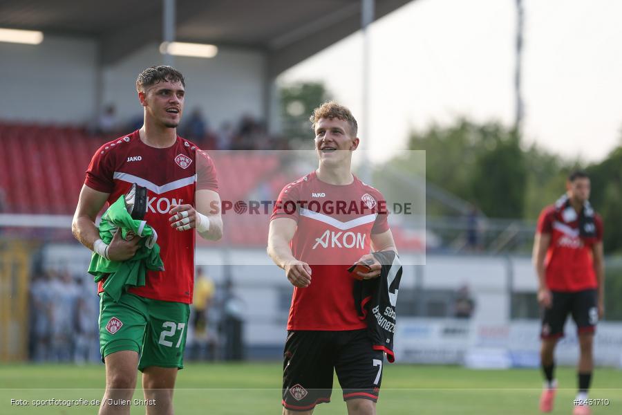 Stadion am Schönbusch, Aschaffenburg, 30.08.2024, sport, action, BFV, Fussball, 7. Spieltag, Regionalliga Bayern, FWK, SVA, FC Würzburger Kickers, SV Viktoria Aschaffenburg - Bild-ID: 2431710