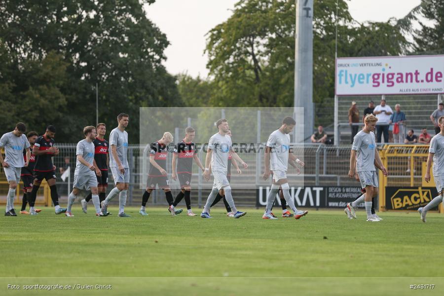 Stadion am Schönbusch, Aschaffenburg, 30.08.2024, sport, action, BFV, Fussball, 7. Spieltag, Regionalliga Bayern, FWK, SVA, FC Würzburger Kickers, SV Viktoria Aschaffenburg - Bild-ID: 2431717