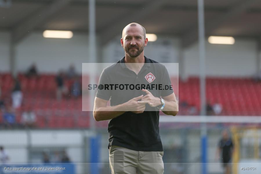 Stadion am Schönbusch, Aschaffenburg, 30.08.2024, sport, action, BFV, Fussball, 7. Spieltag, Regionalliga Bayern, FWK, SVA, FC Würzburger Kickers, SV Viktoria Aschaffenburg - Bild-ID: 2431731