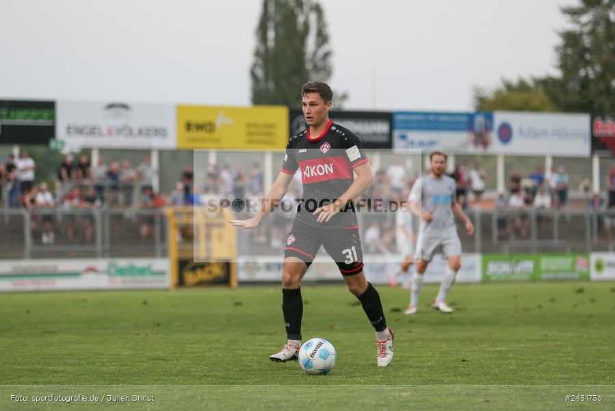 Stadion am Schönbusch, Aschaffenburg, 30.08.2024, sport, action, BFV, Fussball, 7. Spieltag, Regionalliga Bayern, FWK, SVA, FC Würzburger Kickers, SV Viktoria Aschaffenburg - Bild-ID: 2431736