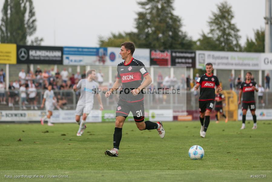 Stadion am Schönbusch, Aschaffenburg, 30.08.2024, sport, action, BFV, Fussball, 7. Spieltag, Regionalliga Bayern, FWK, SVA, FC Würzburger Kickers, SV Viktoria Aschaffenburg - Bild-ID: 2431737