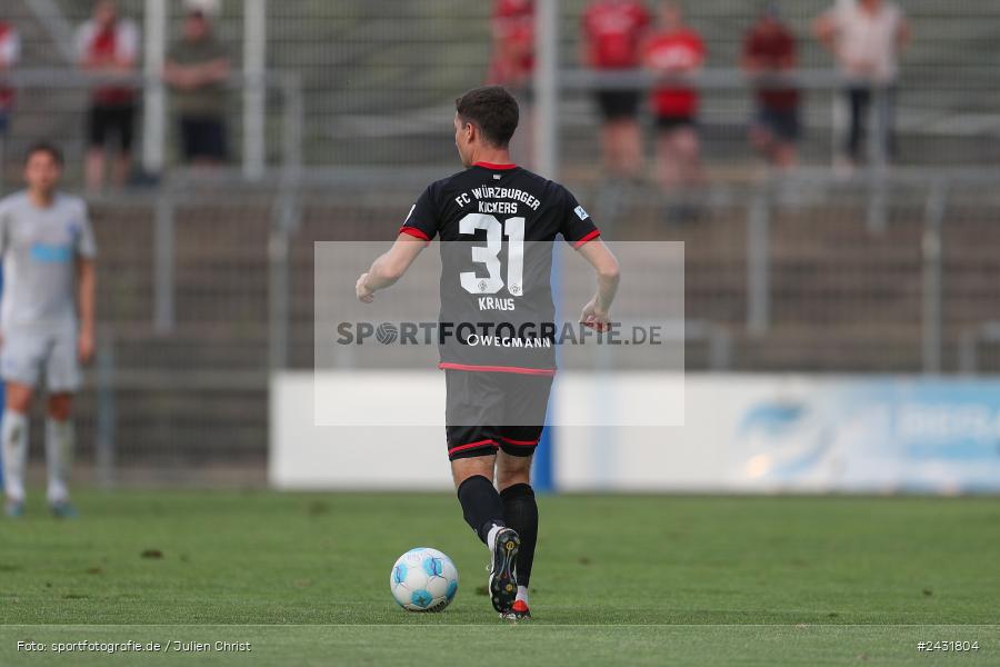 Stadion am Schönbusch, Aschaffenburg, 30.08.2024, sport, action, BFV, Fussball, 7. Spieltag, Regionalliga Bayern, FWK, SVA, FC Würzburger Kickers, SV Viktoria Aschaffenburg - Bild-ID: 2431804