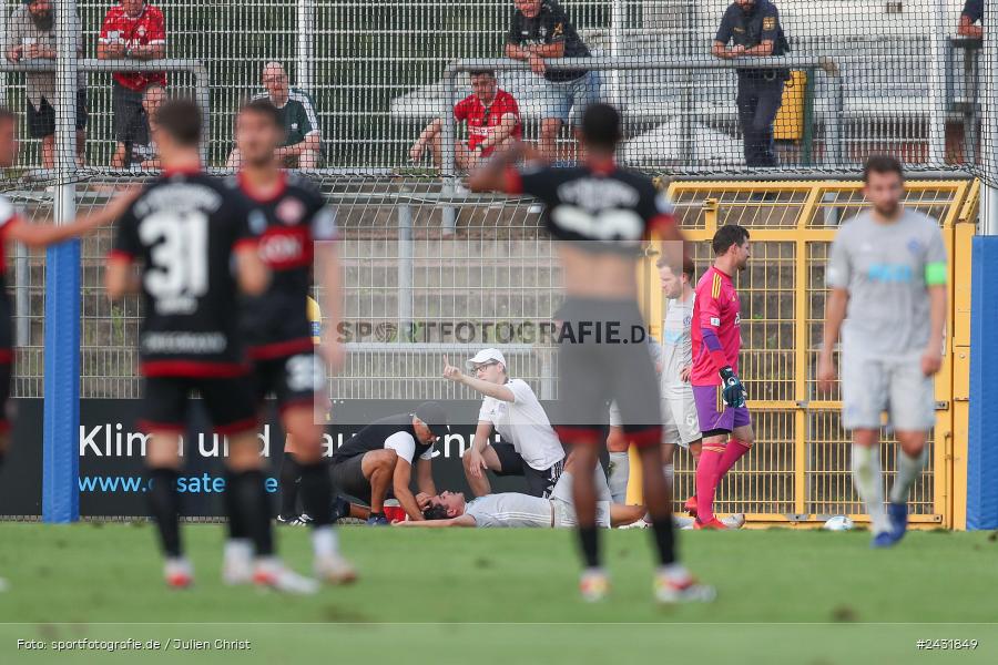 Stadion am Schönbusch, Aschaffenburg, 30.08.2024, sport, action, BFV, Fussball, 7. Spieltag, Regionalliga Bayern, FWK, SVA, FC Würzburger Kickers, SV Viktoria Aschaffenburg - Bild-ID: 2431849