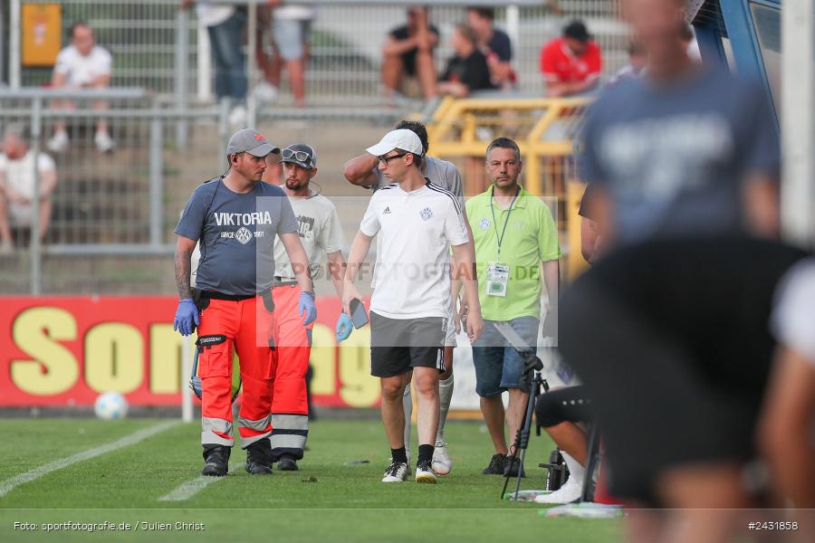 Stadion am Schönbusch, Aschaffenburg, 30.08.2024, sport, action, BFV, Fussball, 7. Spieltag, Regionalliga Bayern, FWK, SVA, FC Würzburger Kickers, SV Viktoria Aschaffenburg - Bild-ID: 2431858