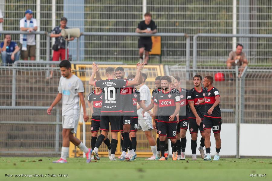 Stadion am Schönbusch, Aschaffenburg, 30.08.2024, sport, action, BFV, Fussball, 7. Spieltag, Regionalliga Bayern, FWK, SVA, FC Würzburger Kickers, SV Viktoria Aschaffenburg - Bild-ID: 2431865