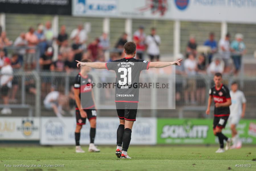 Stadion am Schönbusch, Aschaffenburg, 30.08.2024, sport, action, BFV, Fussball, 7. Spieltag, Regionalliga Bayern, FWK, SVA, FC Würzburger Kickers, SV Viktoria Aschaffenburg - Bild-ID: 2431870