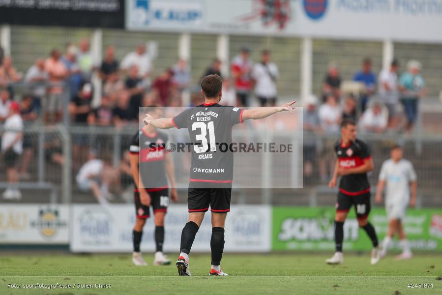 Stadion am Schönbusch, Aschaffenburg, 30.08.2024, sport, action, BFV, Fussball, 7. Spieltag, Regionalliga Bayern, FWK, SVA, FC Würzburger Kickers, SV Viktoria Aschaffenburg - Bild-ID: 2431871