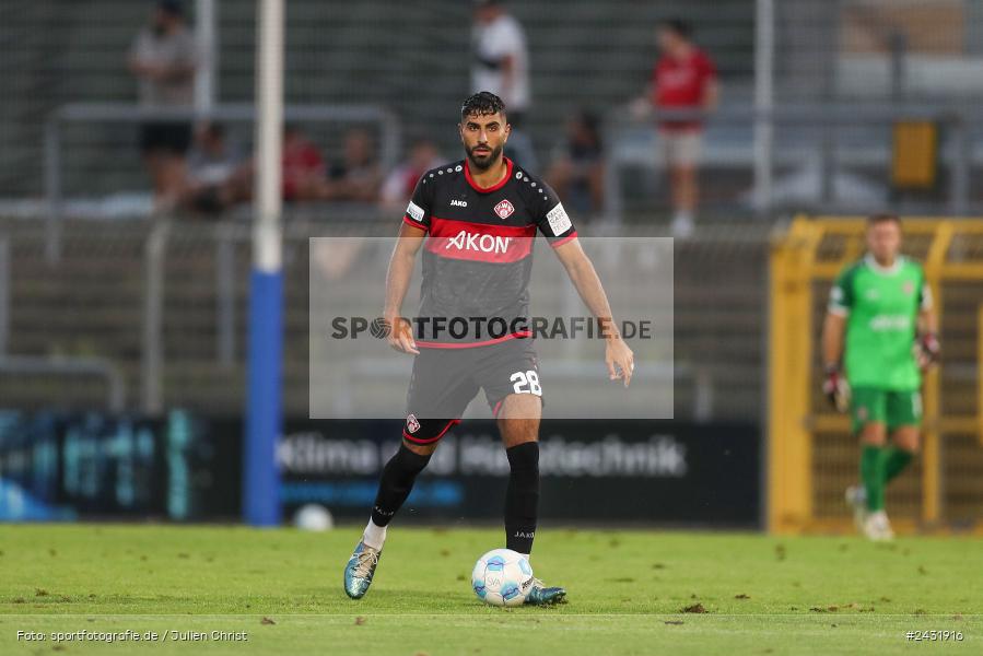 Stadion am Schönbusch, Aschaffenburg, 30.08.2024, sport, action, BFV, Fussball, 7. Spieltag, Regionalliga Bayern, FWK, SVA, FC Würzburger Kickers, SV Viktoria Aschaffenburg - Bild-ID: 2431916