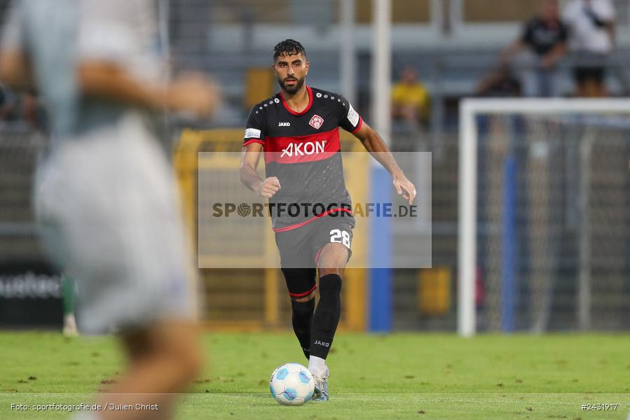 Stadion am Schönbusch, Aschaffenburg, 30.08.2024, sport, action, BFV, Fussball, 7. Spieltag, Regionalliga Bayern, FWK, SVA, FC Würzburger Kickers, SV Viktoria Aschaffenburg - Bild-ID: 2431917