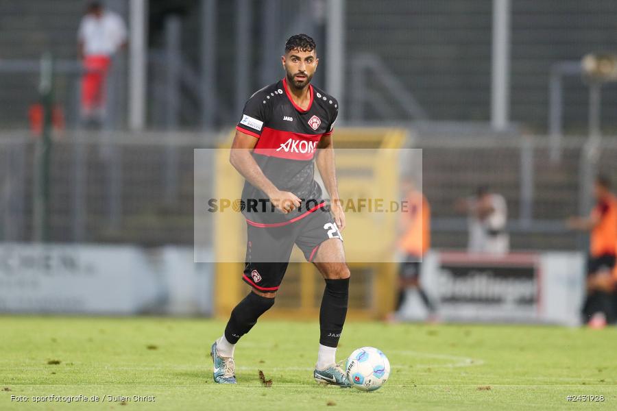 Stadion am Schönbusch, Aschaffenburg, 30.08.2024, sport, action, BFV, Fussball, 7. Spieltag, Regionalliga Bayern, FWK, SVA, FC Würzburger Kickers, SV Viktoria Aschaffenburg - Bild-ID: 2431928