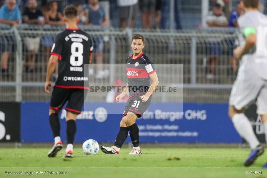 Stadion am Schönbusch, Aschaffenburg, 30.08.2024, sport, action, BFV, Fussball, 7. Spieltag, Regionalliga Bayern, FWK, SVA, FC Würzburger Kickers, SV Viktoria Aschaffenburg - Bild-ID: 2431931