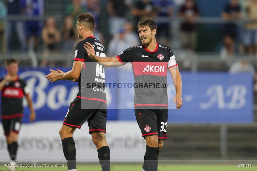 Stadion am Schönbusch, Aschaffenburg, 30.08.2024, sport, action, BFV, Fussball, 7. Spieltag, Regionalliga Bayern, FWK, SVA, FC Würzburger Kickers, SV Viktoria Aschaffenburg - Bild-ID: 2431939