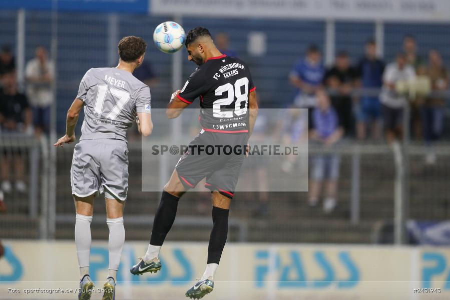 Stadion am Schönbusch, Aschaffenburg, 30.08.2024, sport, action, BFV, Fussball, 7. Spieltag, Regionalliga Bayern, FWK, SVA, FC Würzburger Kickers, SV Viktoria Aschaffenburg - Bild-ID: 2431943