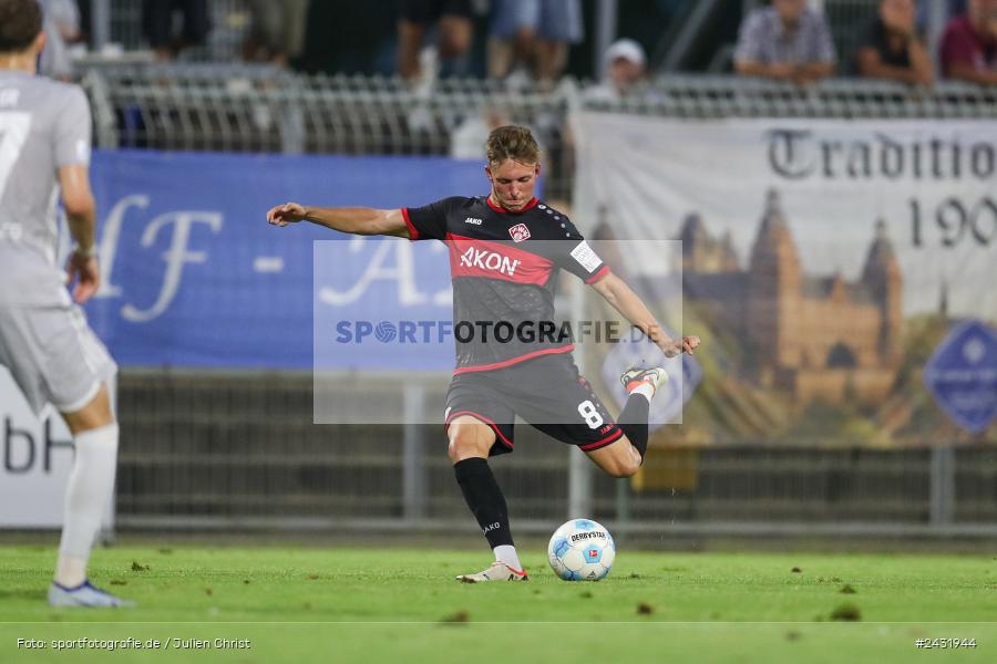 Stadion am Schönbusch, Aschaffenburg, 30.08.2024, sport, action, BFV, Fussball, 7. Spieltag, Regionalliga Bayern, FWK, SVA, FC Würzburger Kickers, SV Viktoria Aschaffenburg - Bild-ID: 2431944