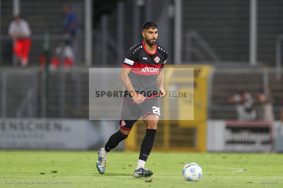 Stadion am Schönbusch, Aschaffenburg, 30.08.2024, sport, action, BFV, Fussball, 7. Spieltag, Regionalliga Bayern, FWK, SVA, FC Würzburger Kickers, SV Viktoria Aschaffenburg - Bild-ID: 2431945