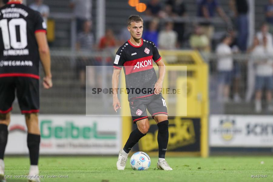 Stadion am Schönbusch, Aschaffenburg, 30.08.2024, sport, action, BFV, Fussball, 7. Spieltag, Regionalliga Bayern, FWK, SVA, FC Würzburger Kickers, SV Viktoria Aschaffenburg - Bild-ID: 2431947