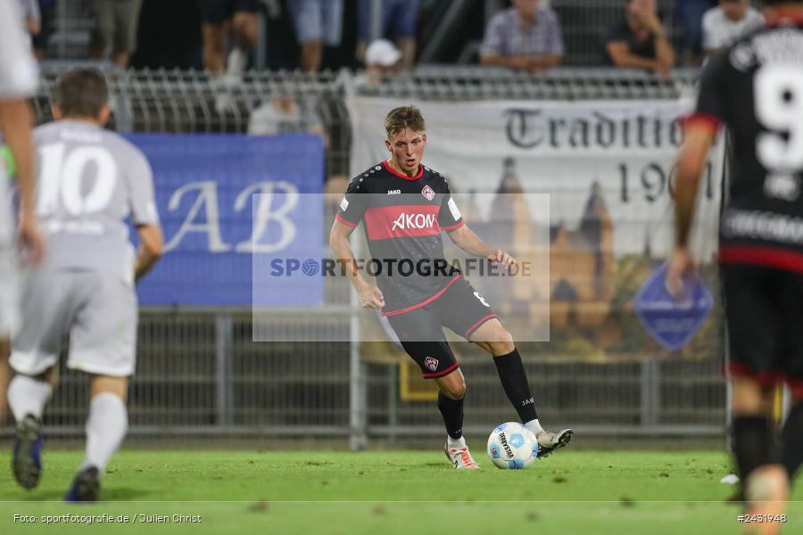 Stadion am Schönbusch, Aschaffenburg, 30.08.2024, sport, action, BFV, Fussball, 7. Spieltag, Regionalliga Bayern, FWK, SVA, FC Würzburger Kickers, SV Viktoria Aschaffenburg - Bild-ID: 2431948