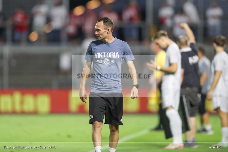 Stadion am Schönbusch, Aschaffenburg, 30.08.2024, sport, action, BFV, Fussball, 7. Spieltag, Regionalliga Bayern, FWK, SVA, FC Würzburger Kickers, SV Viktoria Aschaffenburg - Bild-ID: 2431953