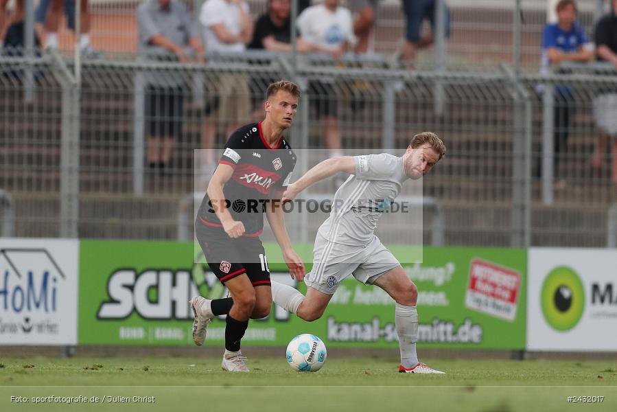 Stadion am Schönbusch, Aschaffenburg, 30.08.2024, sport, action, BFV, Fussball, 7. Spieltag, Regionalliga Bayern, FWK, SVA, FC Würzburger Kickers, SV Viktoria Aschaffenburg - Bild-ID: 2432017
