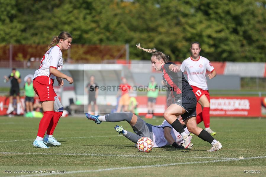 Sportpark Heuchelhof, Würzburg, 31.08.2024, sport, action, BFV, Fussball, 1. Spieltag, Bayernliga Frauen, FCI, FWK, FC Ingolstadt 04 II, FC Würzburger Kickers - Bild-ID: 2432056