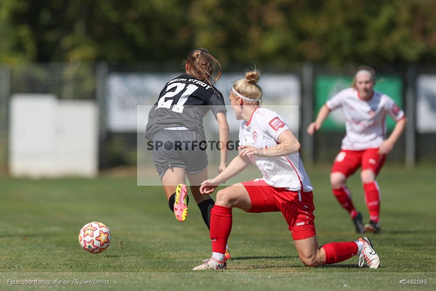 Sportpark Heuchelhof, Würzburg, 31.08.2024, sport, action, BFV, Fussball, 1. Spieltag, Bayernliga Frauen, FCI, FWK, FC Ingolstadt 04 II, FC Würzburger Kickers - Bild-ID: 2432083 Sportpark Heuchelhof, Würzburg, 31.08.2024, sport, action, BFV, Fussball, 1. Spieltag, Bayernliga Frauen, FCI, FWK, FC Ingolstadt 04 II, FC Würzburger Kickers - Bild-ID: 2432083