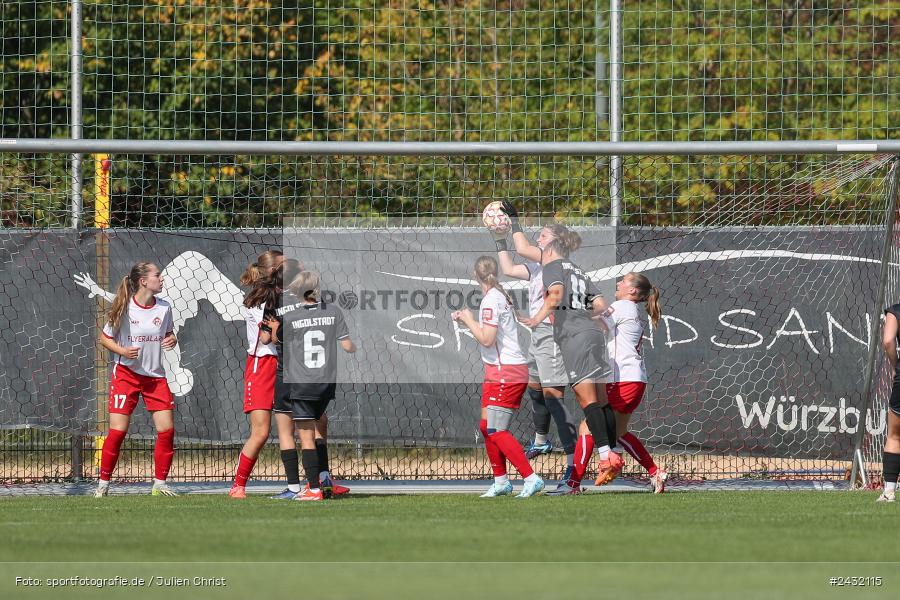 Sportpark Heuchelhof, Würzburg, 31.08.2024, sport, action, BFV, Fussball, 1. Spieltag, Bayernliga Frauen, FCI, FWK, FC Ingolstadt 04 II, FC Würzburger Kickers - Bild-ID: 2432115