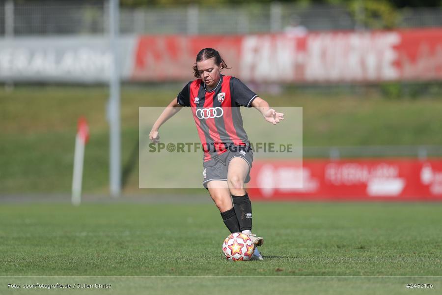 Sportpark Heuchelhof, Würzburg, 31.08.2024, sport, action, BFV, Fussball, 1. Spieltag, Bayernliga Frauen, FCI, FWK, FC Ingolstadt 04 II, FC Würzburger Kickers - Bild-ID: 2432156 Sportpark Heuchelhof, Würzburg, 31.08.2024, sport, action, BFV, Fussball, 1. Spieltag, Bayernliga Frauen, FCI, FWK, FC Ingolstadt 04 II, FC Würzburger Kickers - Bild-ID: 2432156