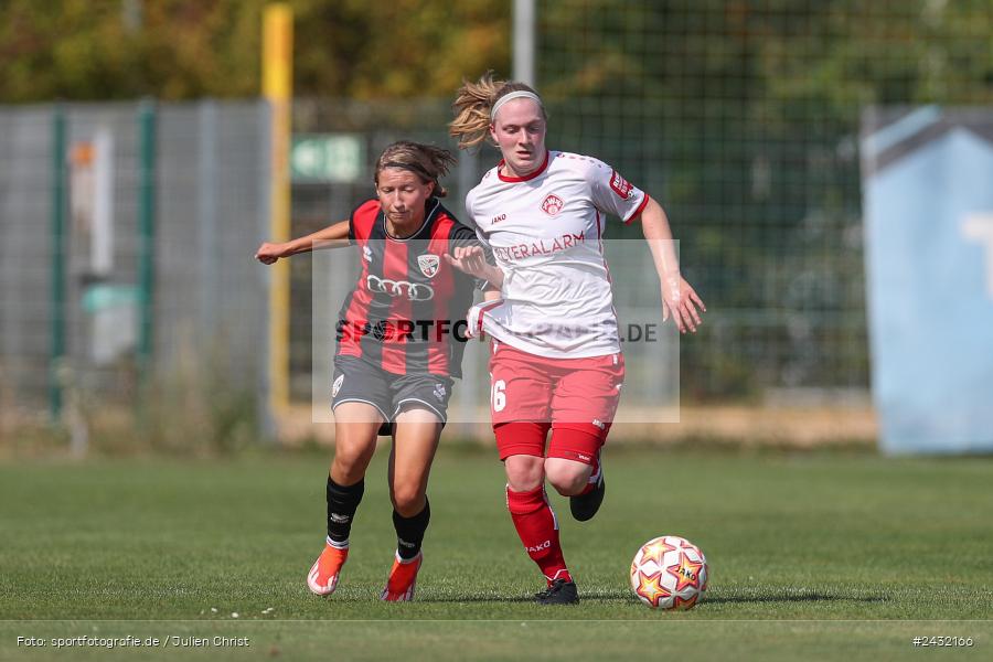 Sportpark Heuchelhof, Würzburg, 31.08.2024, sport, action, BFV, Fussball, 1. Spieltag, Bayernliga Frauen, FCI, FWK, FC Ingolstadt 04 II, FC Würzburger Kickers - Bild-ID: 2432166 Sportpark Heuchelhof, Würzburg, 31.08.2024, sport, action, BFV, Fussball, 1. Spieltag, Bayernliga Frauen, FCI, FWK, FC Ingolstadt 04 II, FC Würzburger Kickers - Bild-ID: 2432166