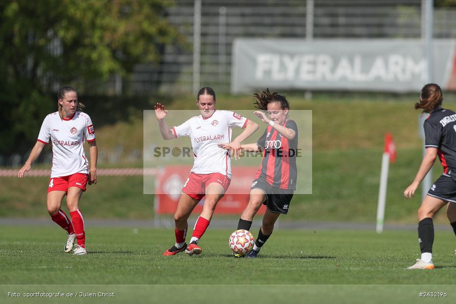 Sportpark Heuchelhof, Würzburg, 31.08.2024, sport, action, BFV, Fussball, 1. Spieltag, Bayernliga Frauen, FCI, FWK, FC Ingolstadt 04 II, FC Würzburger Kickers - Bild-ID: 2432196