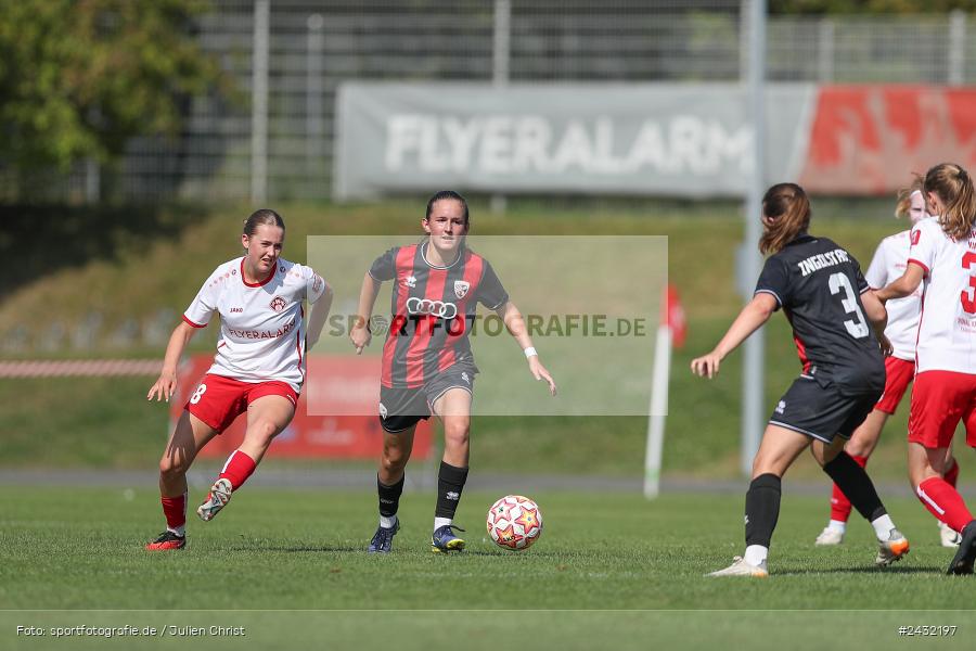 Sportpark Heuchelhof, Würzburg, 31.08.2024, sport, action, BFV, Fussball, 1. Spieltag, Bayernliga Frauen, FCI, FWK, FC Ingolstadt 04 II, FC Würzburger Kickers - Bild-ID: 2432197