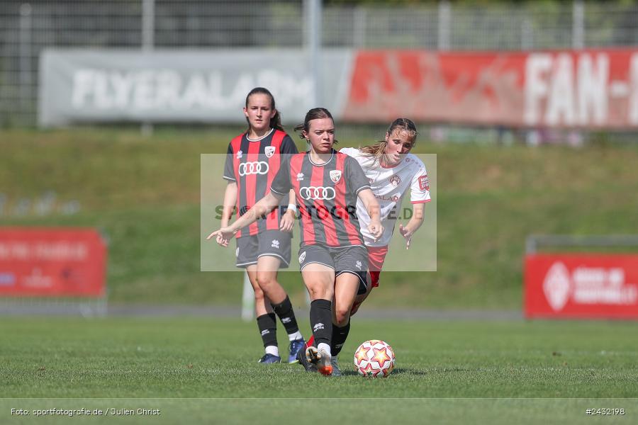 Sportpark Heuchelhof, Würzburg, 31.08.2024, sport, action, BFV, Fussball, 1. Spieltag, Bayernliga Frauen, FCI, FWK, FC Ingolstadt 04 II, FC Würzburger Kickers - Bild-ID: 2432198