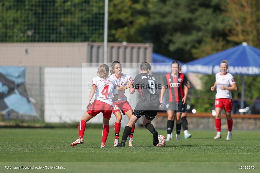 Sportpark Heuchelhof, Würzburg, 31.08.2024, sport, action, BFV, Fussball, 1. Spieltag, Bayernliga Frauen, FCI, FWK, FC Ingolstadt 04 II, FC Würzburger Kickers - Bild-ID: 2432290