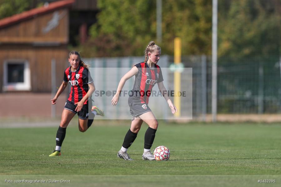 Sportpark Heuchelhof, Würzburg, 31.08.2024, sport, action, BFV, Fussball, 1. Spieltag, Bayernliga Frauen, FCI, FWK, FC Ingolstadt 04 II, FC Würzburger Kickers - Bild-ID: 2432295 Sportpark Heuchelhof, Würzburg, 31.08.2024, sport, action, BFV, Fussball, 1. Spieltag, Bayernliga Frauen, FCI, FWK, FC Ingolstadt 04 II, FC Würzburger Kickers - Bild-ID: 2432295