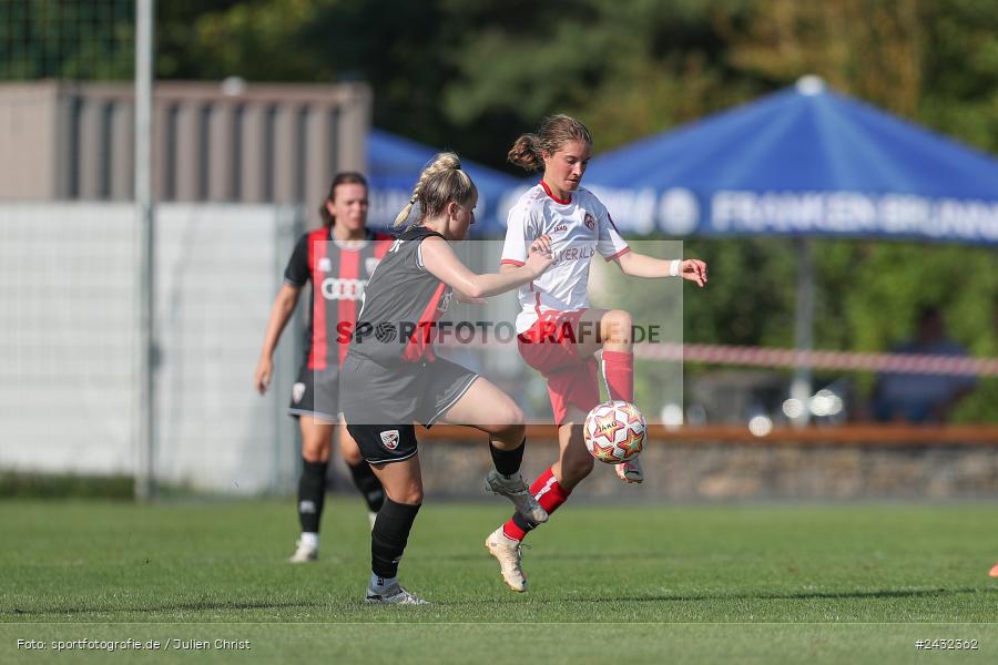 Sportpark Heuchelhof, Würzburg, 31.08.2024, sport, action, BFV, Fussball, 1. Spieltag, Bayernliga Frauen, FCI, FWK, FC Ingolstadt 04 II, FC Würzburger Kickers - Bild-ID: 2432362