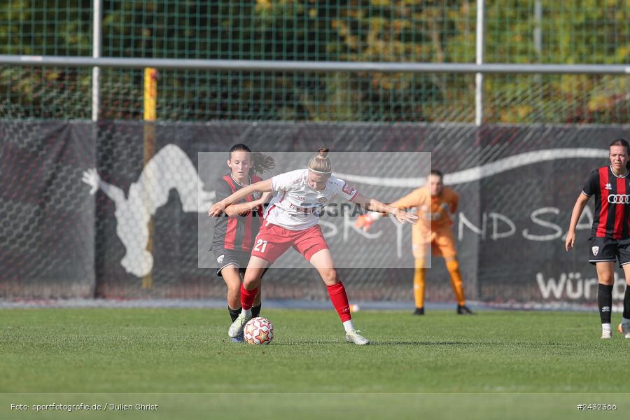 Sportpark Heuchelhof, Würzburg, 31.08.2024, sport, action, BFV, Fussball, 1. Spieltag, Bayernliga Frauen, FCI, FWK, FC Ingolstadt 04 II, FC Würzburger Kickers - Bild-ID: 2432366