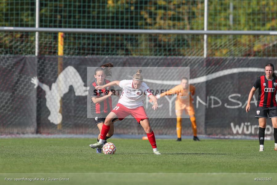 Sportpark Heuchelhof, Würzburg, 31.08.2024, sport, action, BFV, Fussball, 1. Spieltag, Bayernliga Frauen, FCI, FWK, FC Ingolstadt 04 II, FC Würzburger Kickers - Bild-ID: 2432367