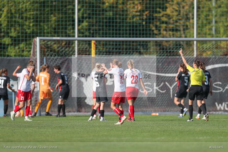 Sportpark Heuchelhof, Würzburg, 31.08.2024, sport, action, BFV, Fussball, 1. Spieltag, Bayernliga Frauen, FCI, FWK, FC Ingolstadt 04 II, FC Würzburger Kickers - Bild-ID: 2432415