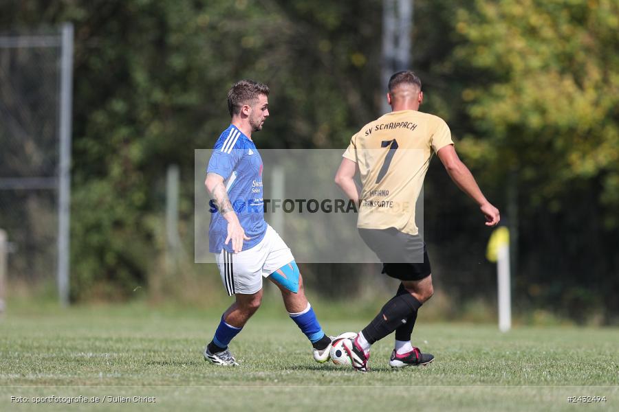 Sportgelände, Schaippach, 01.09.2024, sport, action, BFV, Fussball, 5. Spieltag, A-Klasse Würzburg Gr. 5, FV Wernfeld/Adelsberg, SV Schaippach - Bild-ID: 2432494 Sportgelände, Schaippach, 01.09.2024, sport, action, BFV, Fussball, 5. Spieltag, A-Klasse Würzburg Gr. 5, FV Wernfeld/Adelsberg, SV Schaippach - Bild-ID: 2432494