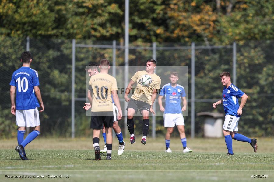 Sportgelände, Schaippach, 01.09.2024, sport, action, BFV, Fussball, 5. Spieltag, A-Klasse Würzburg Gr. 5, FV Wernfeld/Adelsberg, SV Schaippach - Bild-ID: 2432504 Sportgelände, Schaippach, 01.09.2024, sport, action, BFV, Fussball, 5. Spieltag, A-Klasse Würzburg Gr. 5, FV Wernfeld/Adelsberg, SV Schaippach - Bild-ID: 2432504