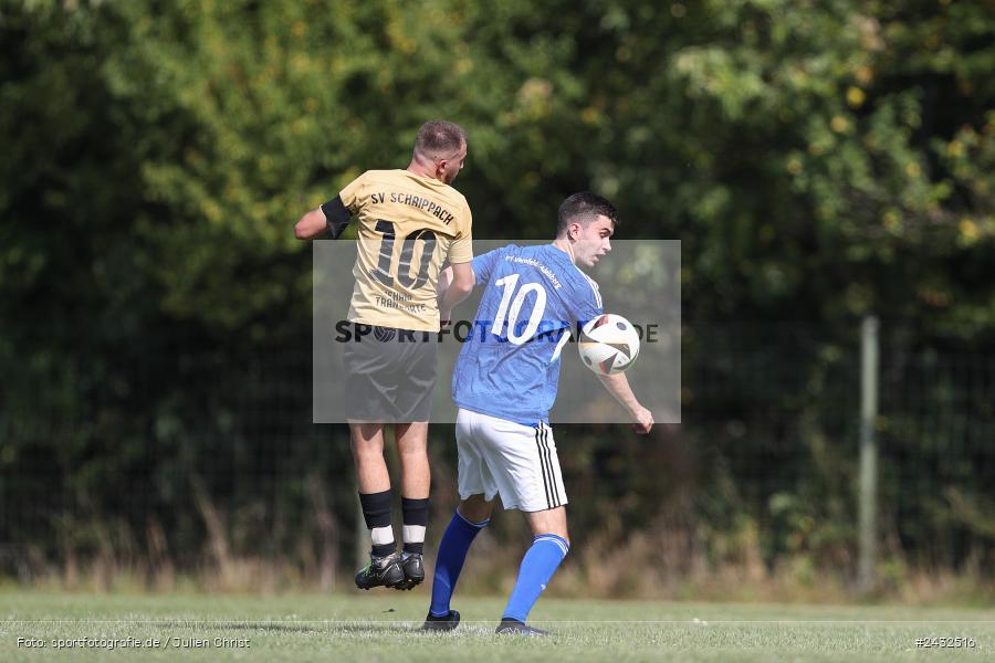 Sportgelände, Schaippach, 01.09.2024, sport, action, BFV, Fussball, 5. Spieltag, A-Klasse Würzburg Gr. 5, FV Wernfeld/Adelsberg, SV Schaippach - Bild-ID: 2432516