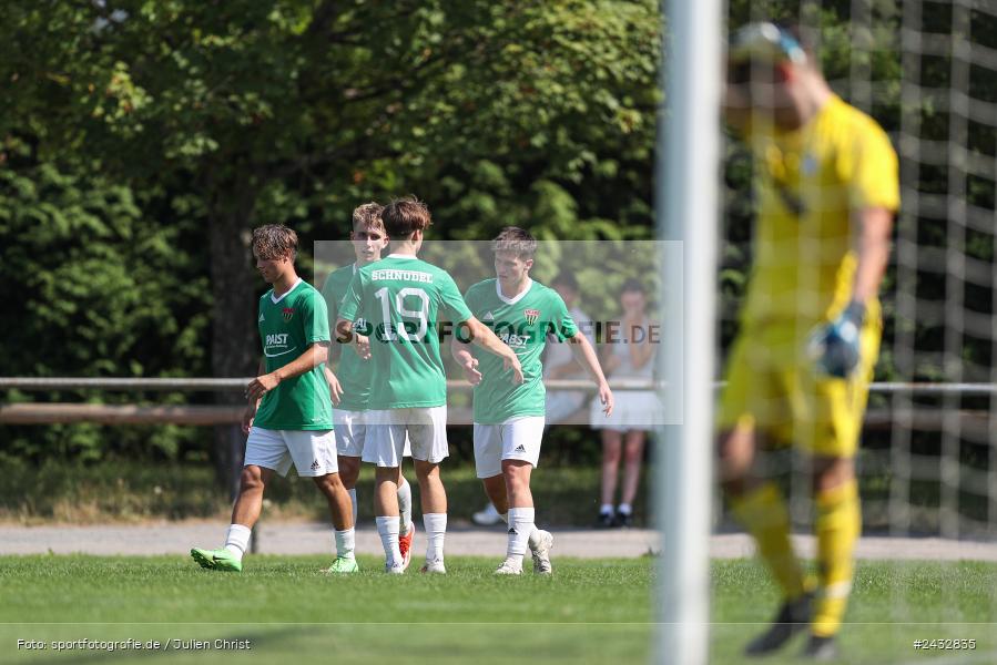 RP1 Schönbusch, Aschaffenburg, 01.09.2024, sport, action, BFV, Fussball, 1. Spieltag, Bayernliga U19, FCS, SVA, 1. FC Schweinfurt 1905, SV Viktoria Aschaffenburg - Bild-ID: 2432835