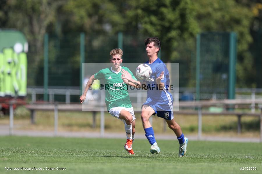 RP1 Schönbusch, Aschaffenburg, 01.09.2024, sport, action, BFV, Fussball, 1. Spieltag, Bayernliga U19, FCS, SVA, 1. FC Schweinfurt 1905, SV Viktoria Aschaffenburg - Bild-ID: 2432838