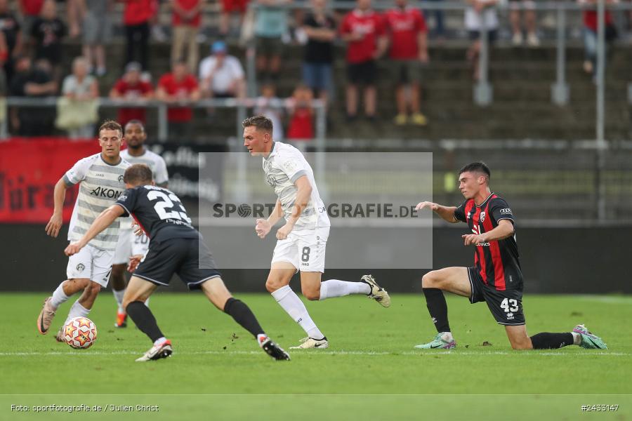 AKON Arena, Würzburg, 03.09.2024, sport, action, BFV, Fussball, 3. Liga, Regionalliga Bayern, Achtenfinale, Toto-Pokal, FCI, FWK, FC Ingolstadt 04, FC Würzburger Kickers - Bild-ID: 2433147