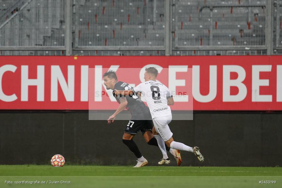 AKON Arena, Würzburg, 03.09.2024, sport, action, BFV, Fussball, 3. Liga, Regionalliga Bayern, Achtenfinale, Toto-Pokal, FCI, FWK, FC Ingolstadt 04, FC Würzburger Kickers - Bild-ID: 2433199