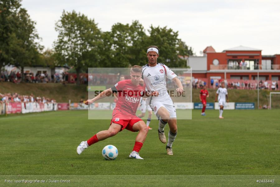 NGN-Arena, Aubstadt, 06.09.2024, sport, action, BFV, Fussball, 8. Spieltag, Regionalliga Bayern, FCN, TSV, 1. FC Nürnberg II, TSV Aubstadt, Team - Bild-ID: 2433442
